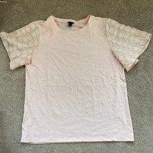 Ann Taylor Light pink top - perfect with your jeans or office pants ❣️